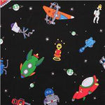 Children's Fabric, Space Fabric, Mission Space, Space Ships 7194 - Beautiful Quilt 