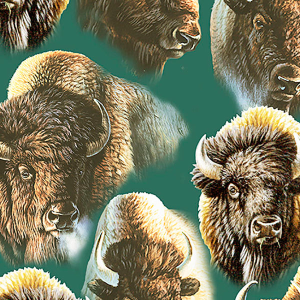 buffalo print fabric