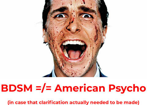 Christian Bale in American Psycho - BDSM is not like American Psycho