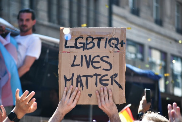 lgbtiq+ lives matter sign