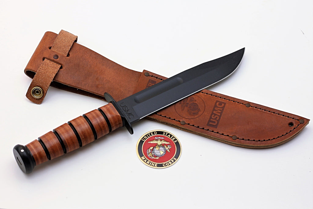 Ka Bar 1217 Usmc Engraved Knife Knives Engraved