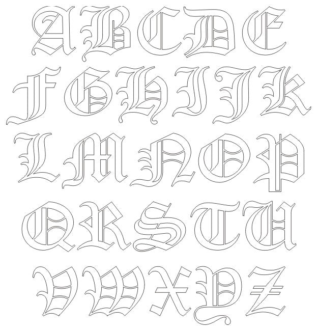 old english lettering font