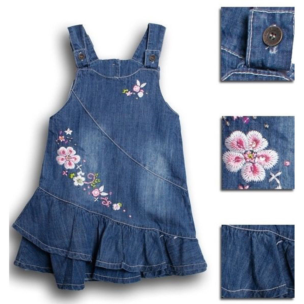 kids denim dresses