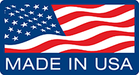 Made in USA With Wavy Flag