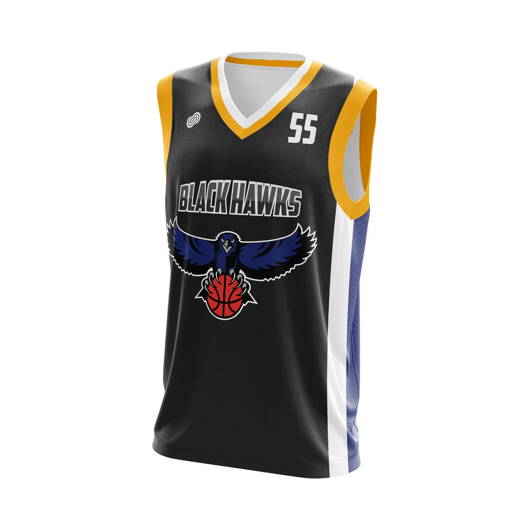 blackhawks basketball jersey