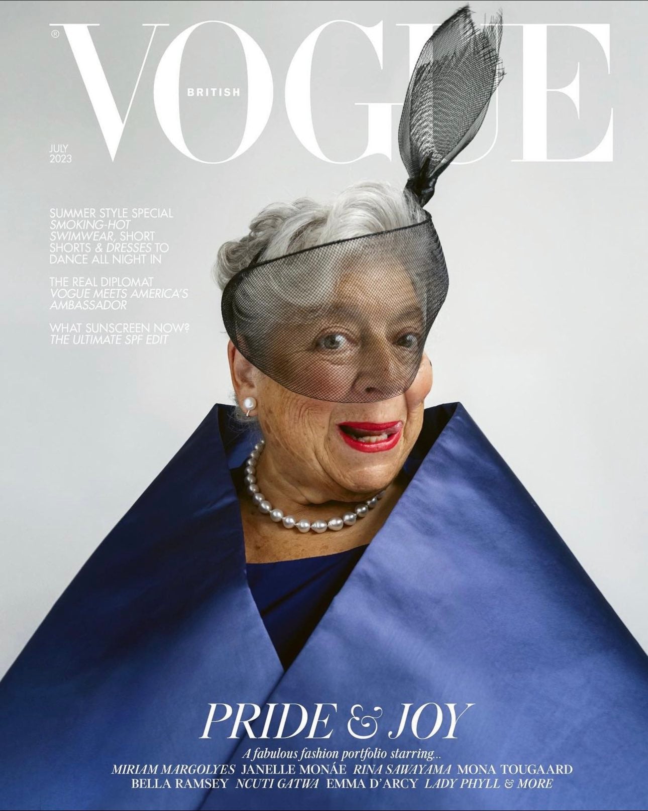 Miriam Margolyes Vogue UK Magazine - JULY 2023 - BRAND NEW Bella Ramse ...