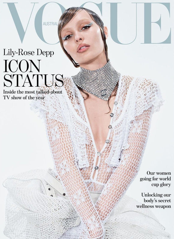 Lily Rose Depp And Troye Sivan Cover 1 Vogue Australia 2023 Pre Orde Yourcelebritymagazines 