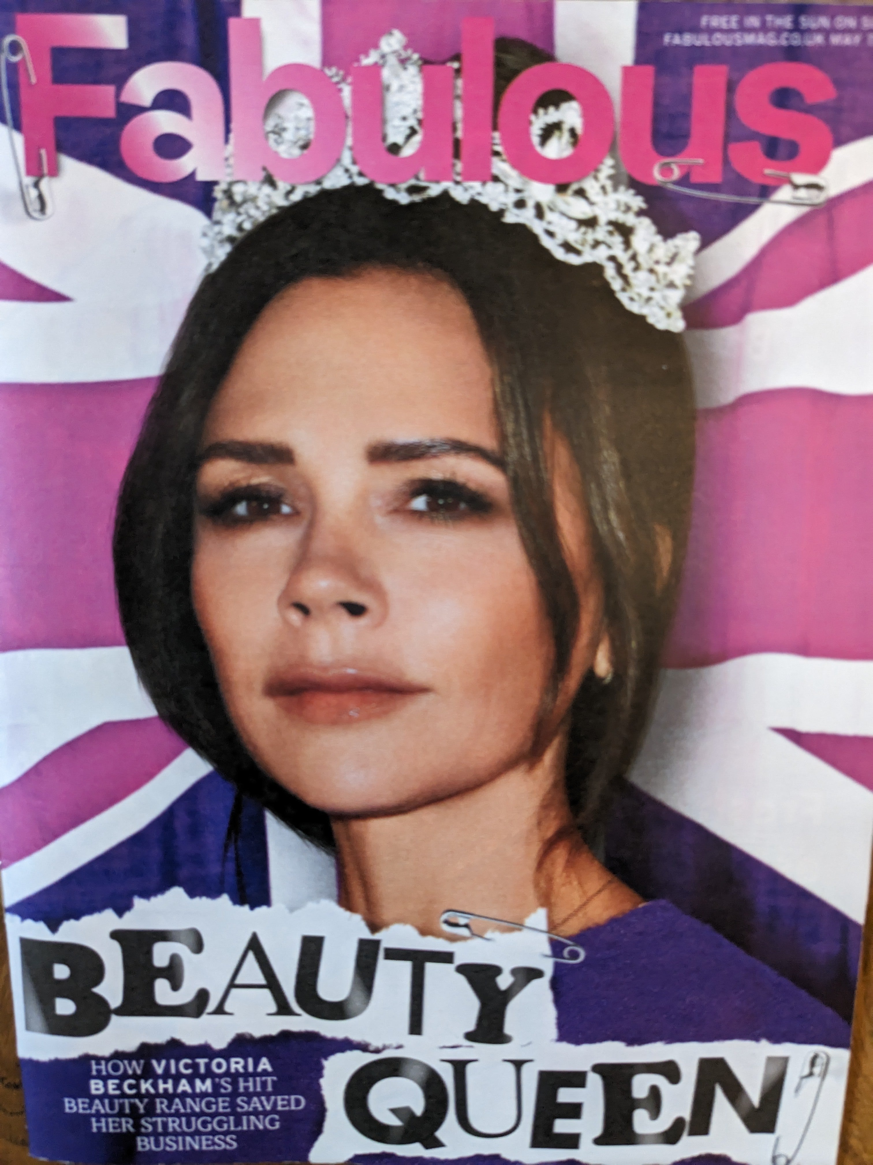 UK Fabulous Magazine May 2023: VICTORIA BECKHAM Spice Girls Cover ...