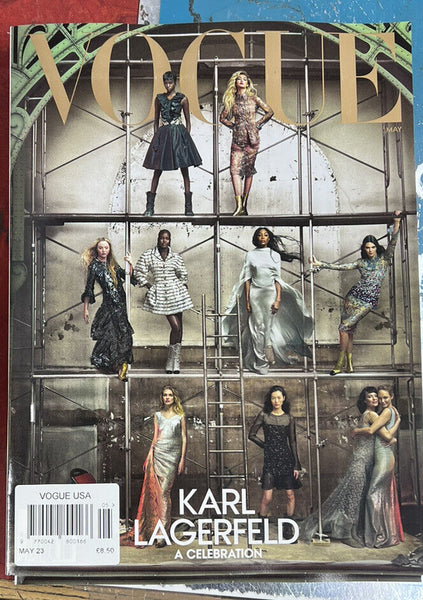 Vogue USA magazine May 2023 Karl Lagerfield: A Celebration ...