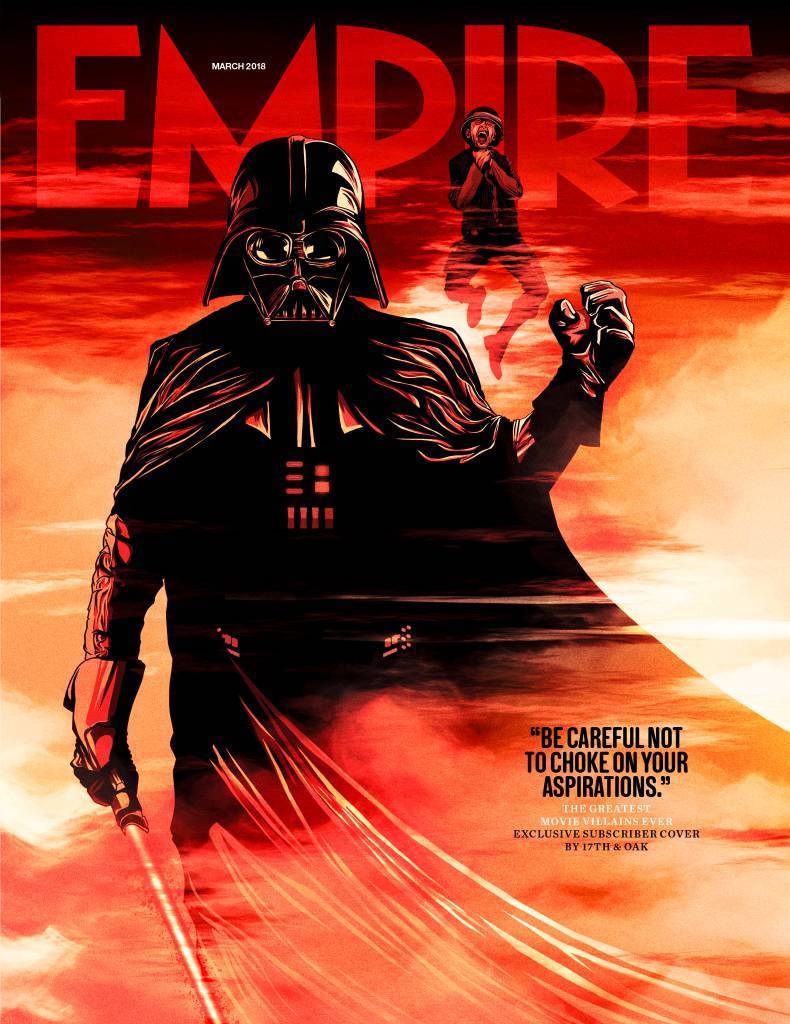 Empire Magazine March 2018 STAR WARS DARTH VADER LTD EDITION SUBSCRIBE