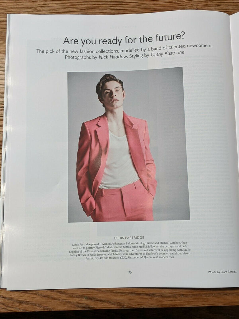 UK Times Luxx Magazine March 2020: Gala Gordon Louis Partridge Riccard - YourCelebrityMagazines