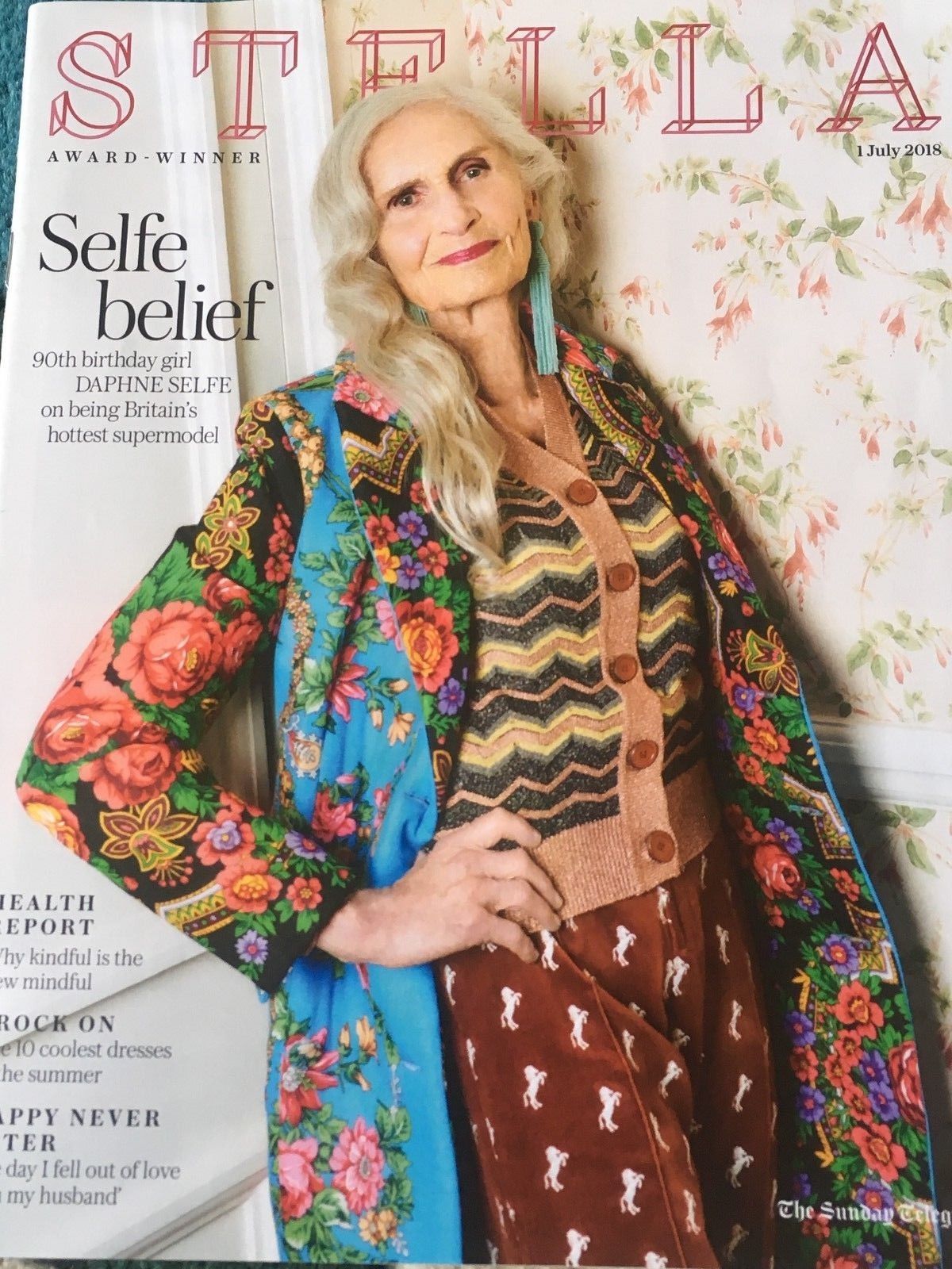 Uk Stella Magazine July 2018 Daphne Selfe Cover Story