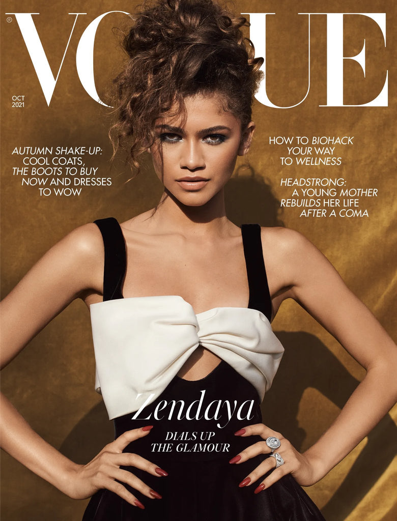 British Vogue Magazine October 2021: ZENDAYA COVER Dune Emma Raducanu ...