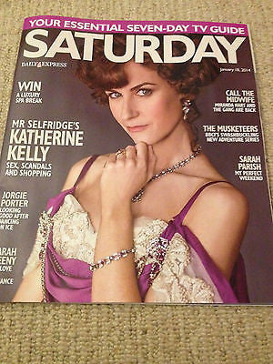 Saturday Magazine Jan 2014 - Katherine Kelly Luke Pasqualino Robin Ellis Poldark