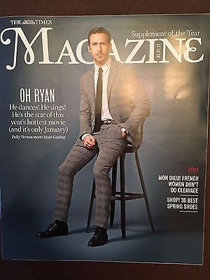 UK Times Magazine January 2017 Ryan Gosling La La Land Interview David -  YourCelebrityMagazines