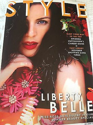 LIBERTY ROSS CAMP 1996 Calvin Klein model UK magazine 1DAY 2013 david -  YourCelebrityMagazines