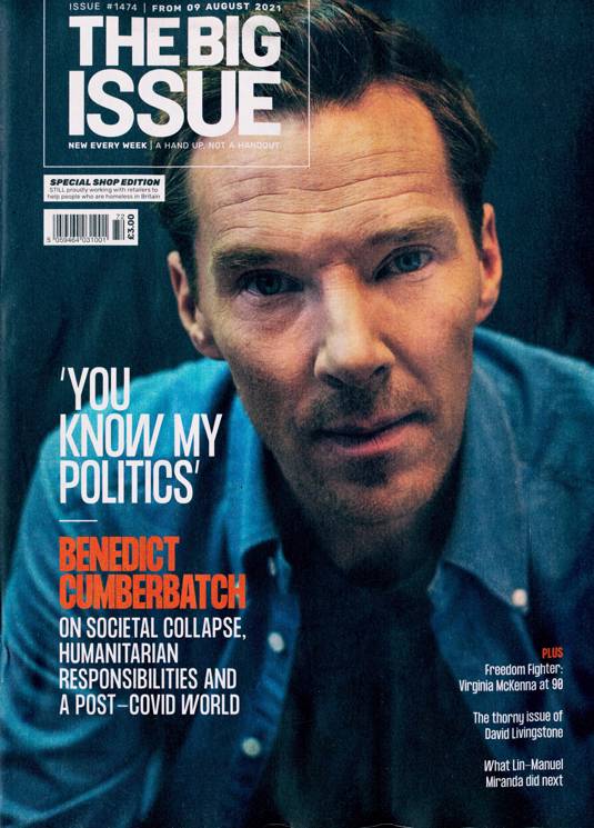 BIG ISSUE Magazine August 2021 Benedict Cumberbatch Interview ...