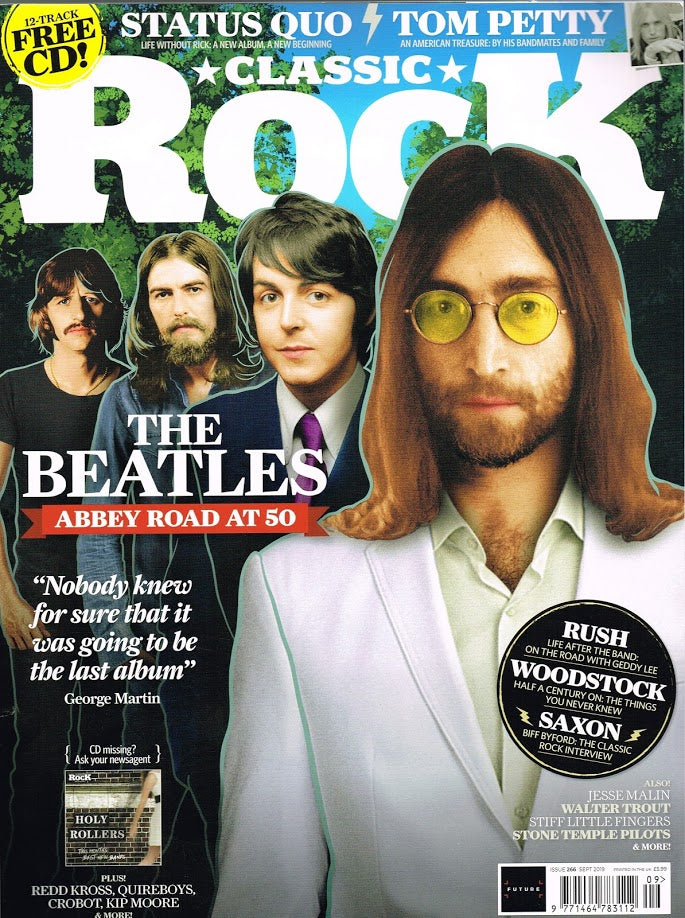 CLASSIC ROCK magazine Sept 2019 #266 The Beatles Abbey Road 50th anniv ...