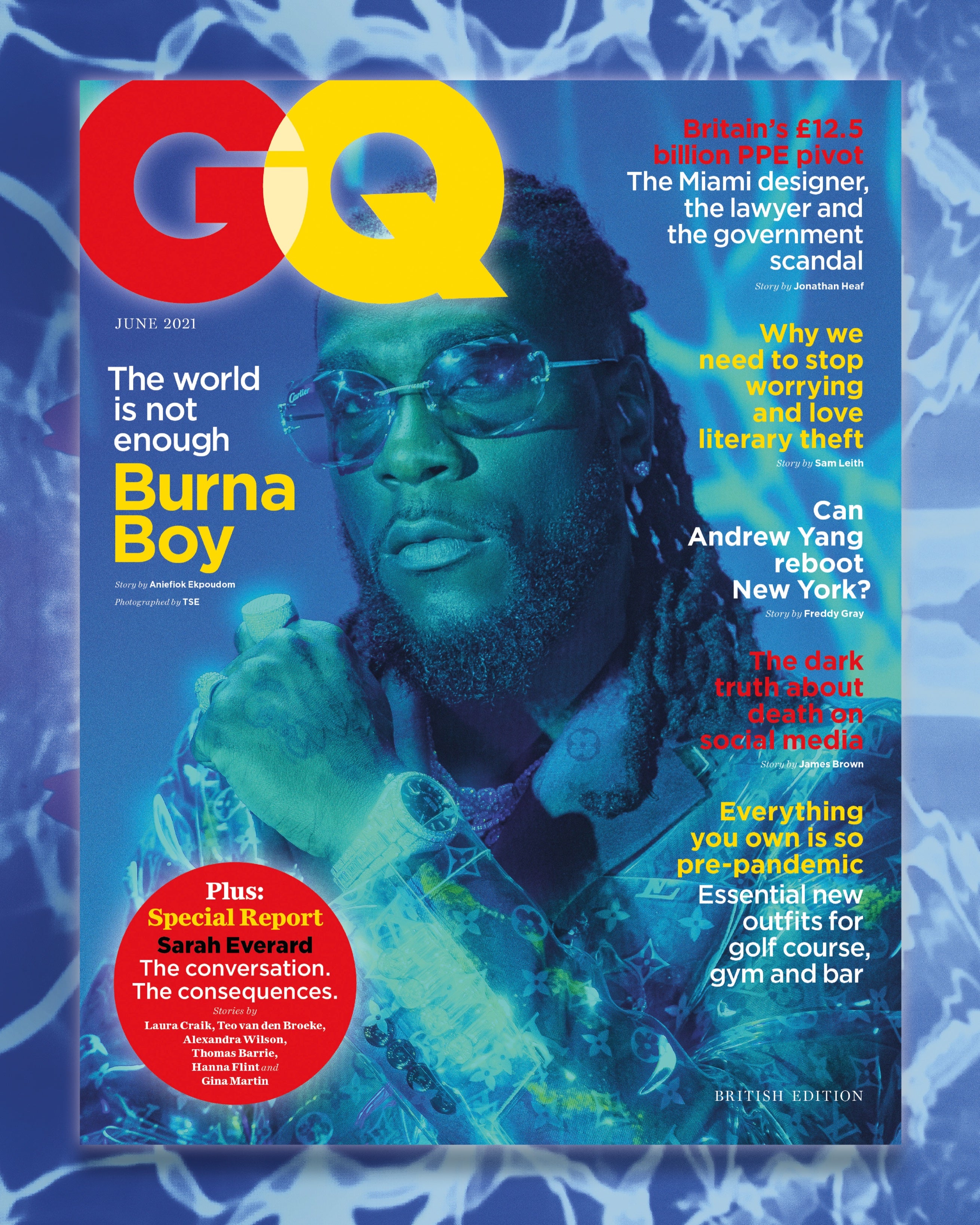 British GQ Magazine June 2021 BURNA BOY COVER FEATURE