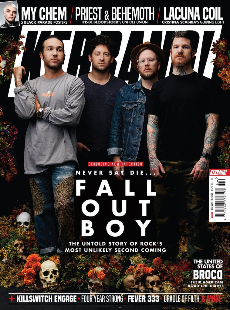 KERRANG! Mag October 2019 FALL OUT BOY interview + 5 My Chemical Roman