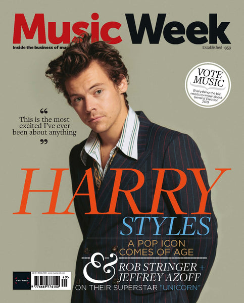 Music Week Magazine December 2019 Harry Styles Cover Exclusive One Di Yourcelebritymagazines
