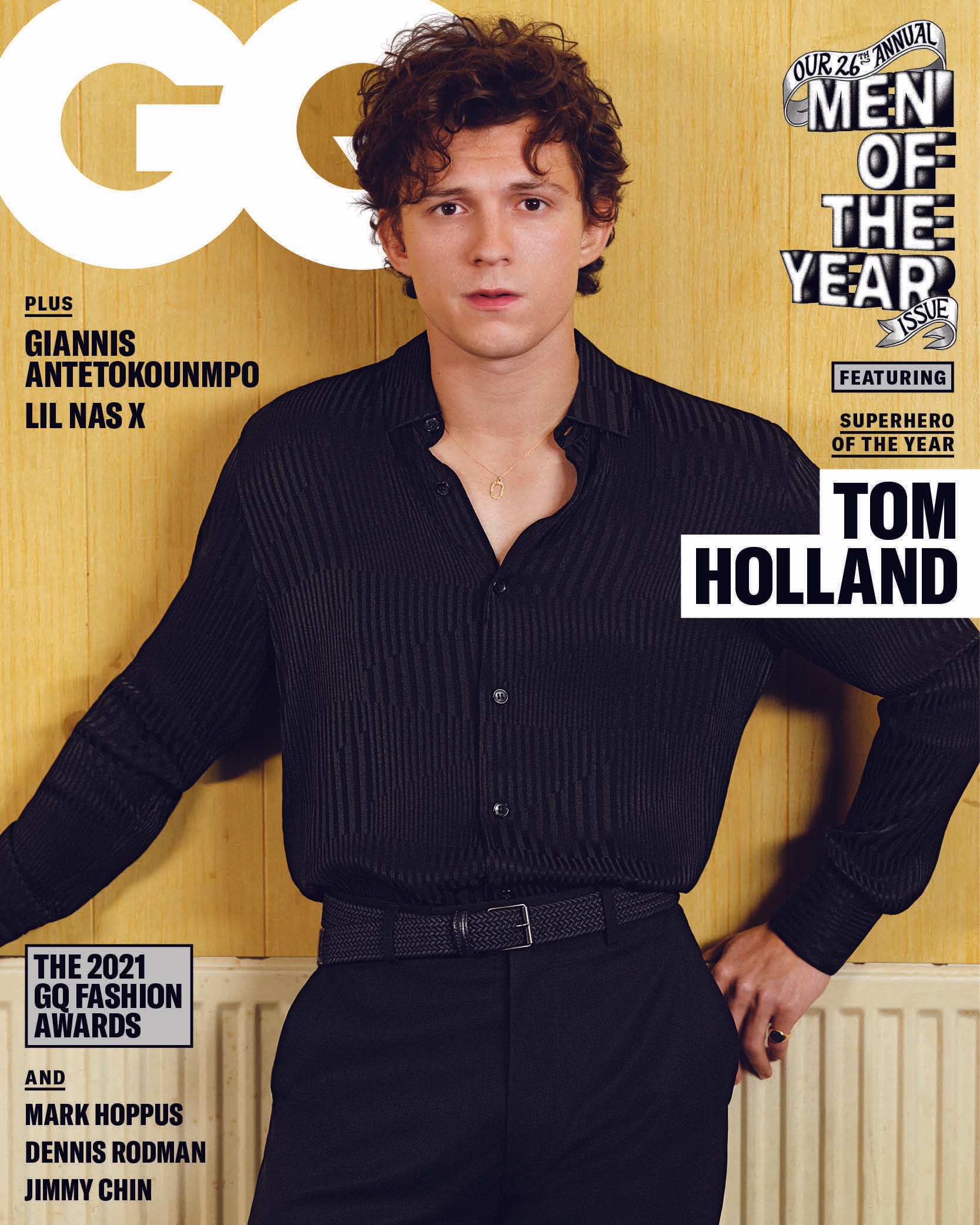 Gq Magazine Us November 2021 Tom Holland Cover Yourcelebritymagazines 