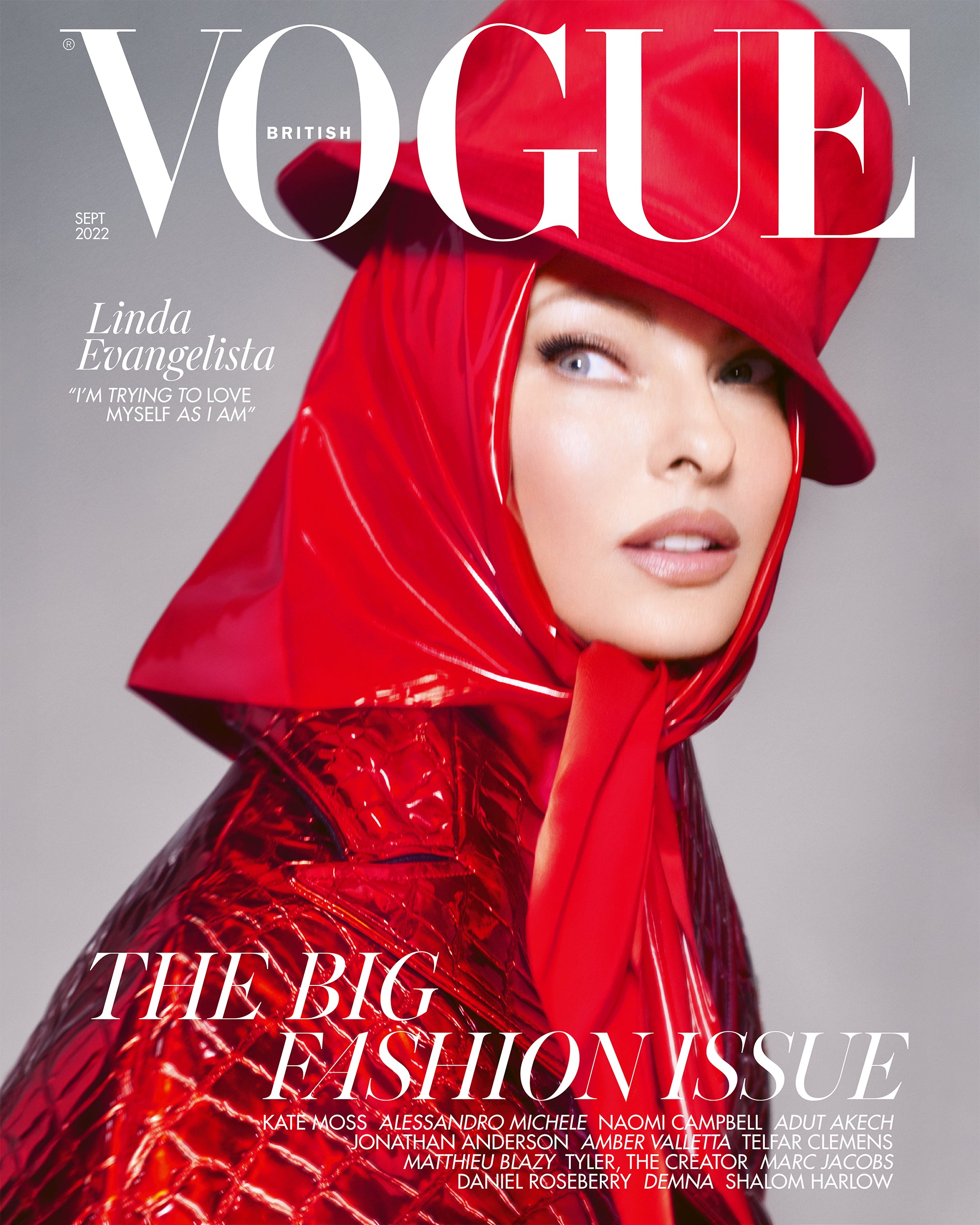 British Vogue Magazine (UK) September 2022 Linda Evangelista Naomi Cam ...