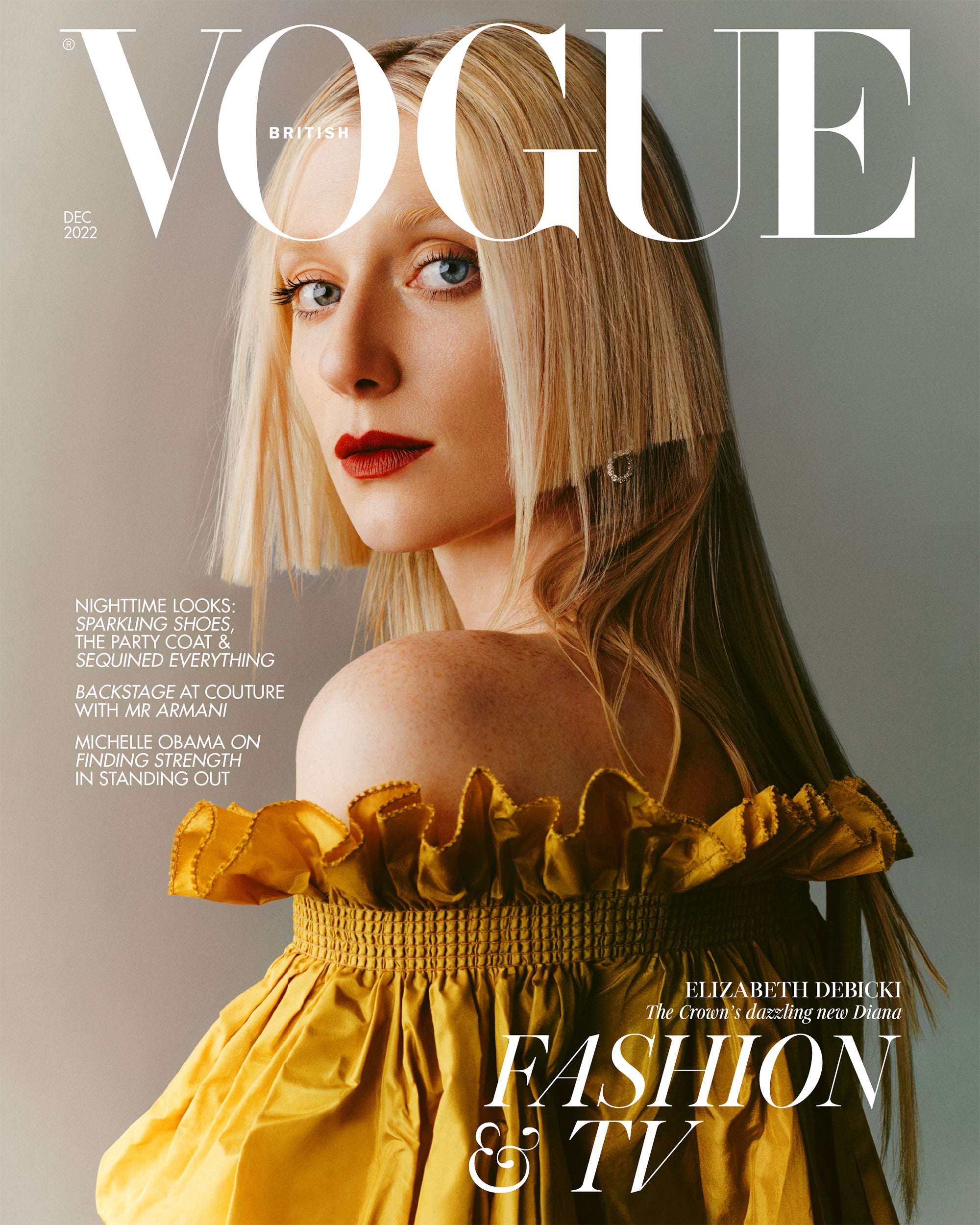 Elizabeth Debicki for Vogue UK Magazine December 2022 The Crown