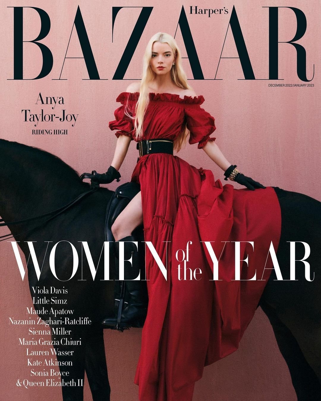 Anya Taylor-Joy for Harper's Bazaar UK - December 2022