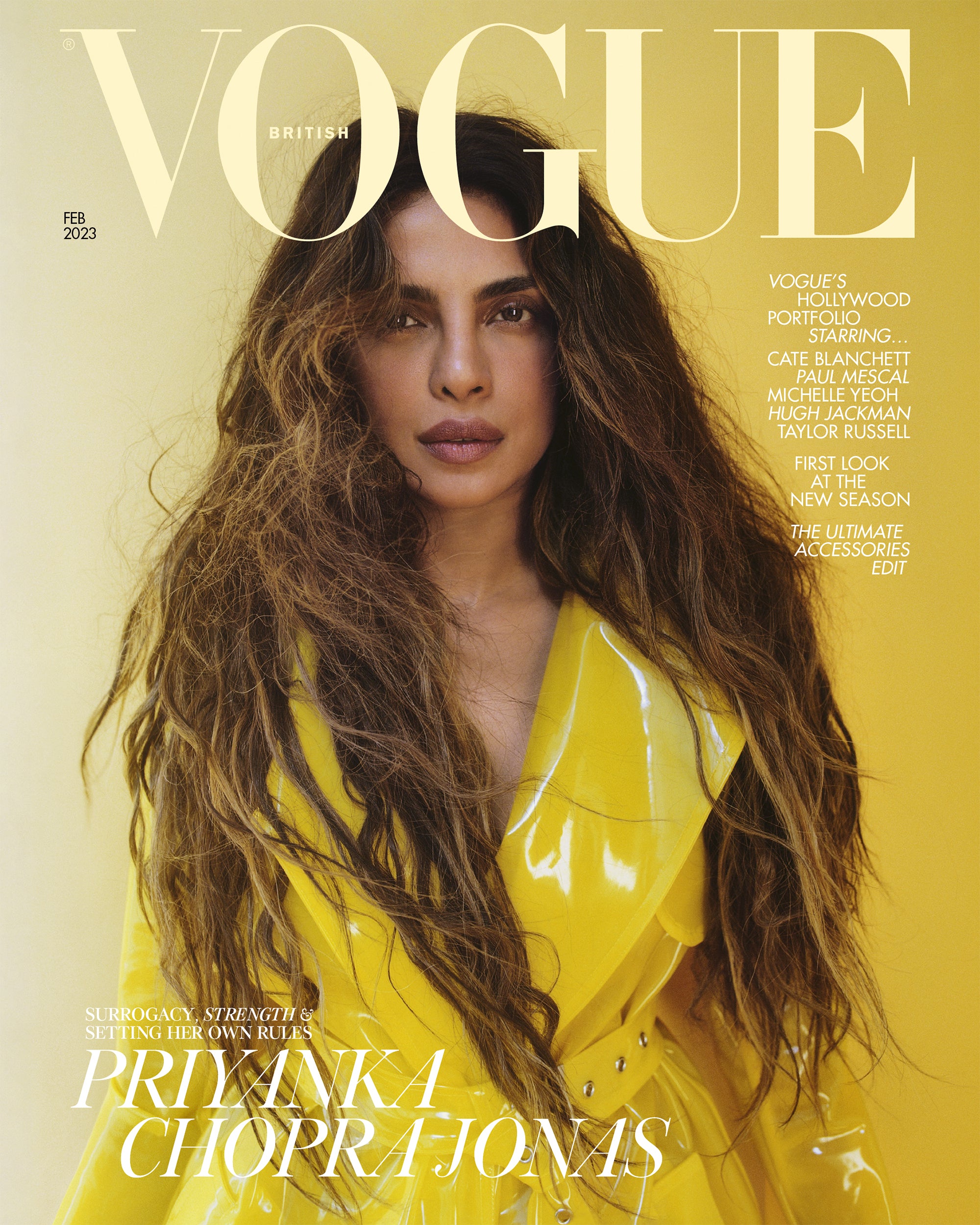 PRIYANKA CHOPRA Love Again Vogue UK Magazine - February 2023 - Carolin