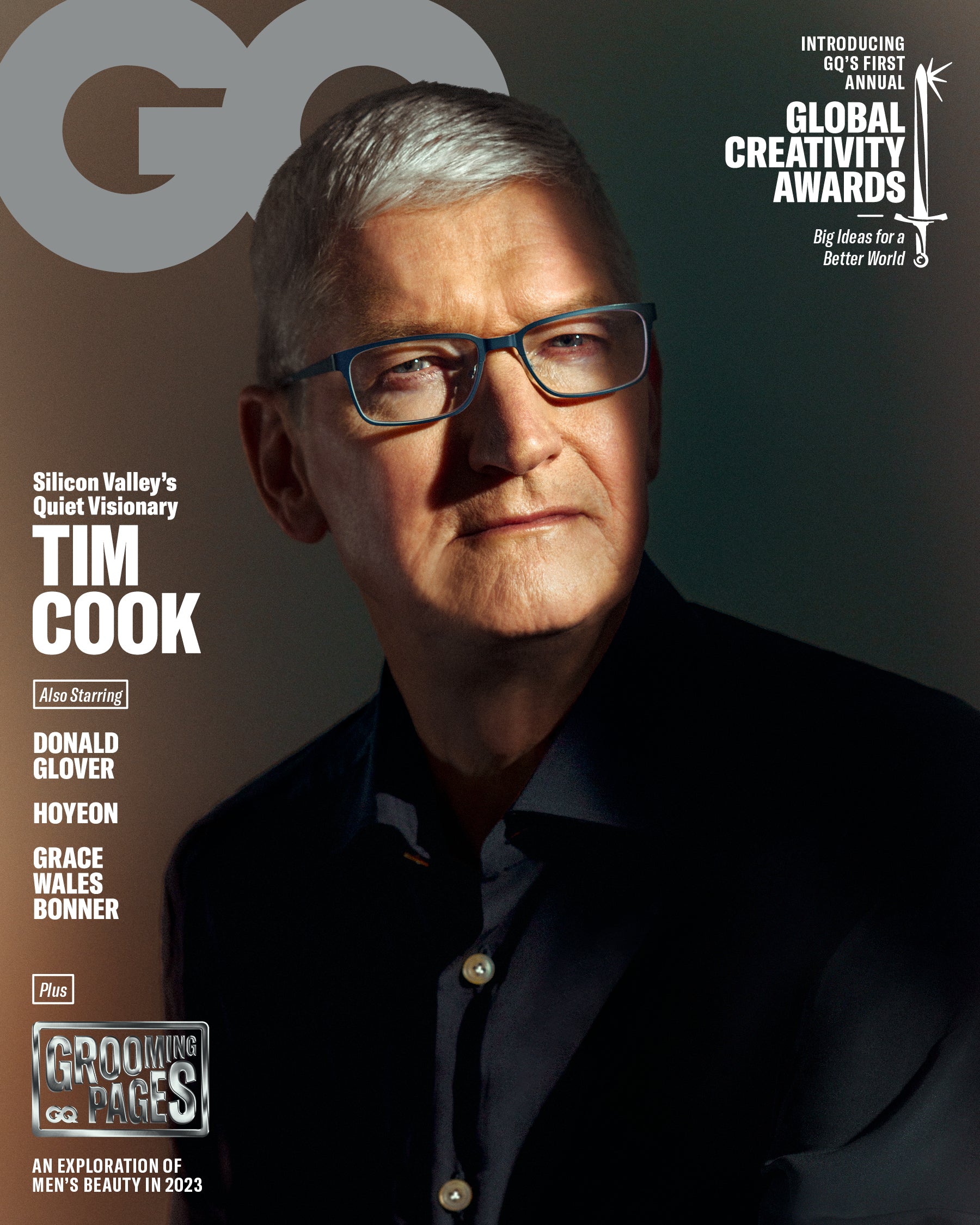 British Gq Magazine April 2023 Tim Cook Apple Yourcelebritymagazines 