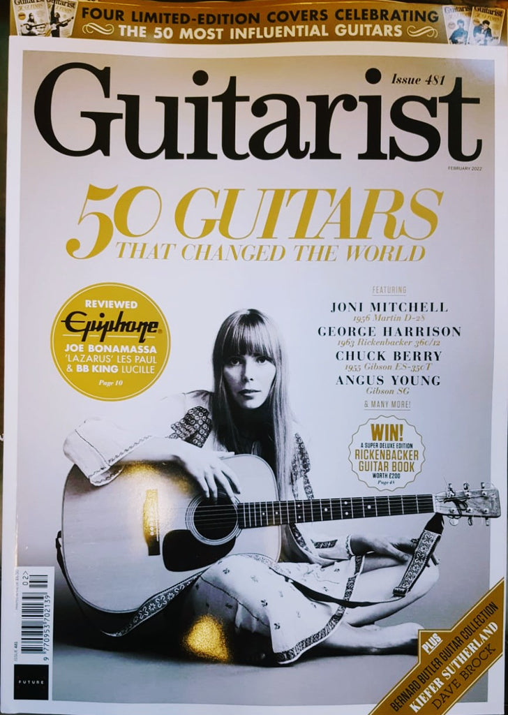 Guitarist Magazine February 2022 Issue 481 Joni Mitchell Cover Yourcelebritymagazines