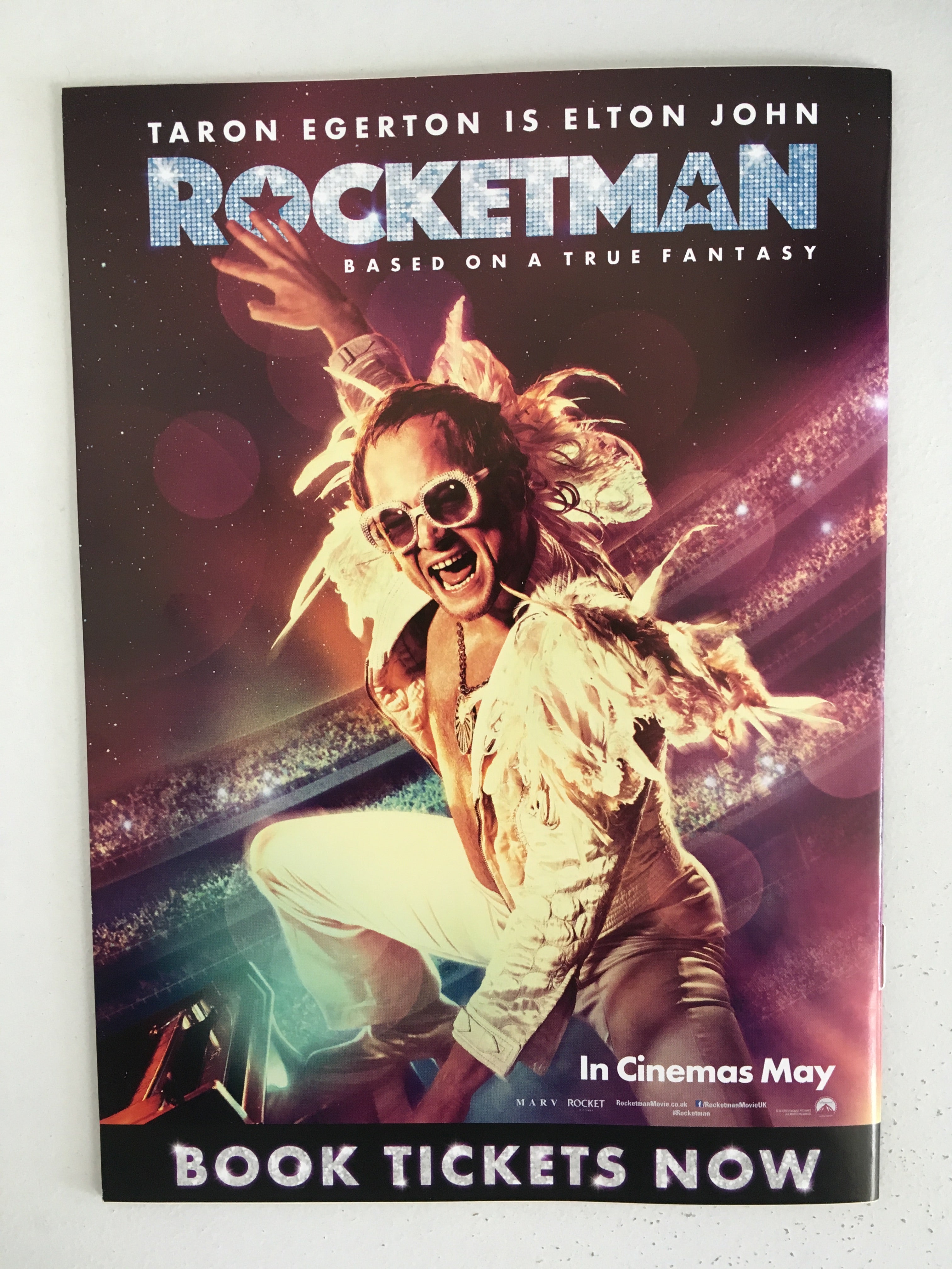 UK Odeon Magazine MAY 2019: ROCKETMAN/X-MEN Taron Egerton James McAvoy ...