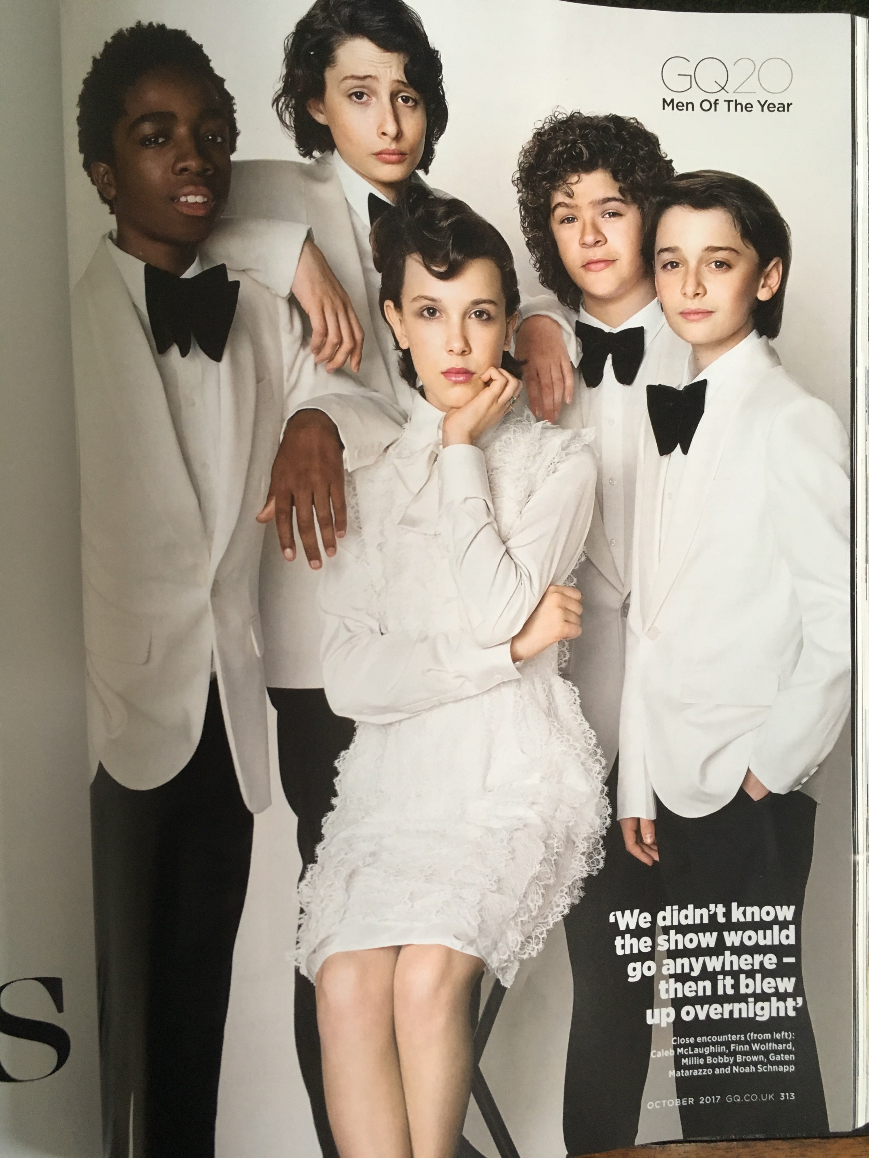 Gq Magazine British October 2017 Stranger Things Millie Bobby