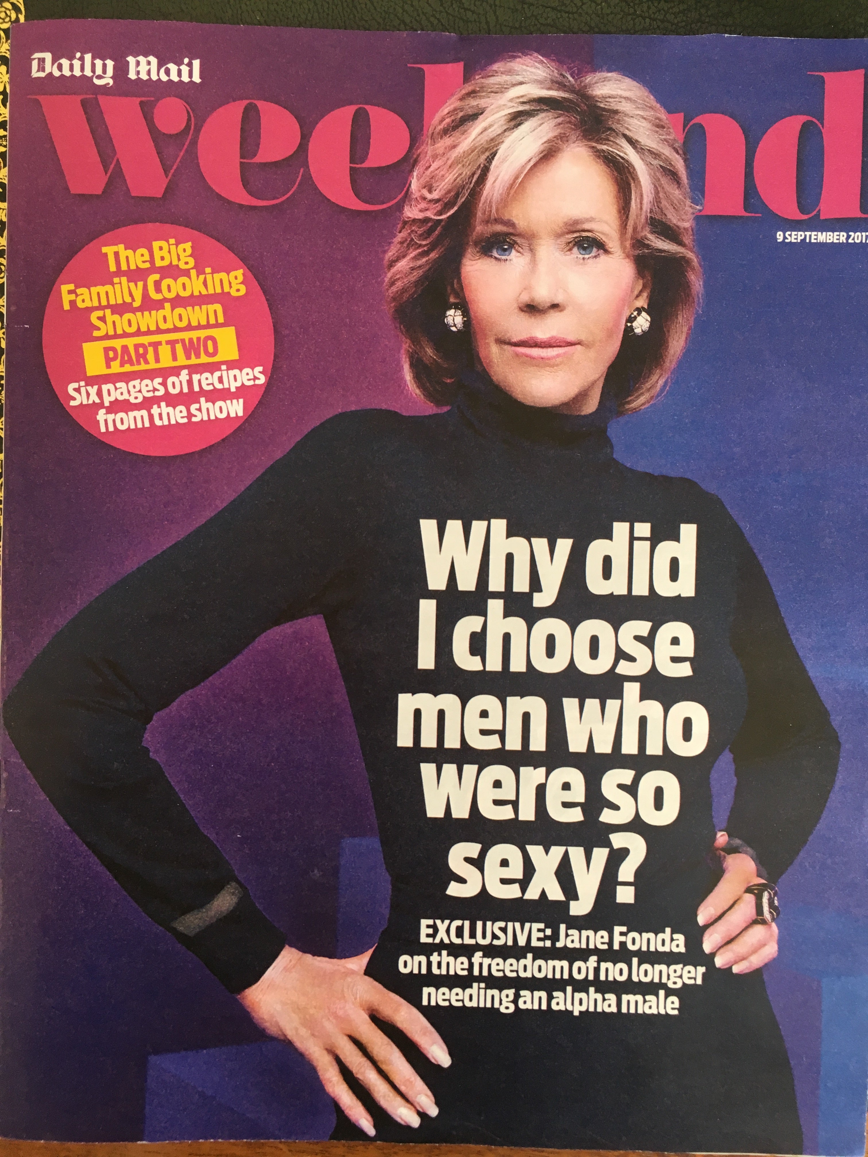 Weekend Magazine September 9th 2017 Jane Fonda Julie Etchingham Tom Wa ...