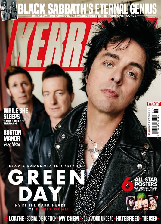 Kerrang Magazine Feb Green Day Cover Exclusive On Father Of A Yourcelebritymagazines