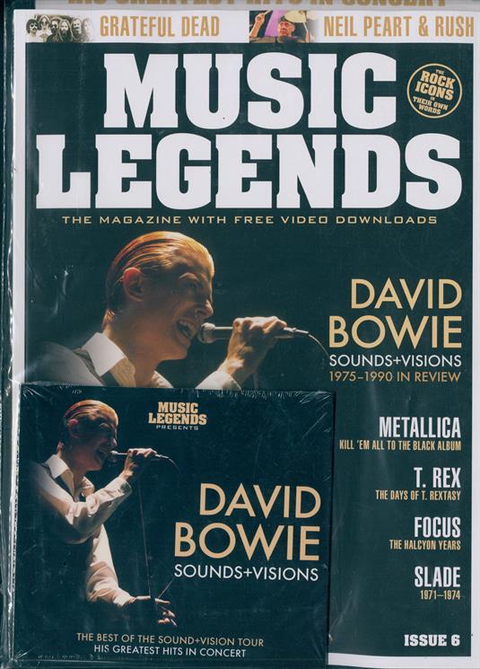 Music Legends Magazine 6 David Bowie Free Greatest Hits In Concer Yourcelebritymagazines
