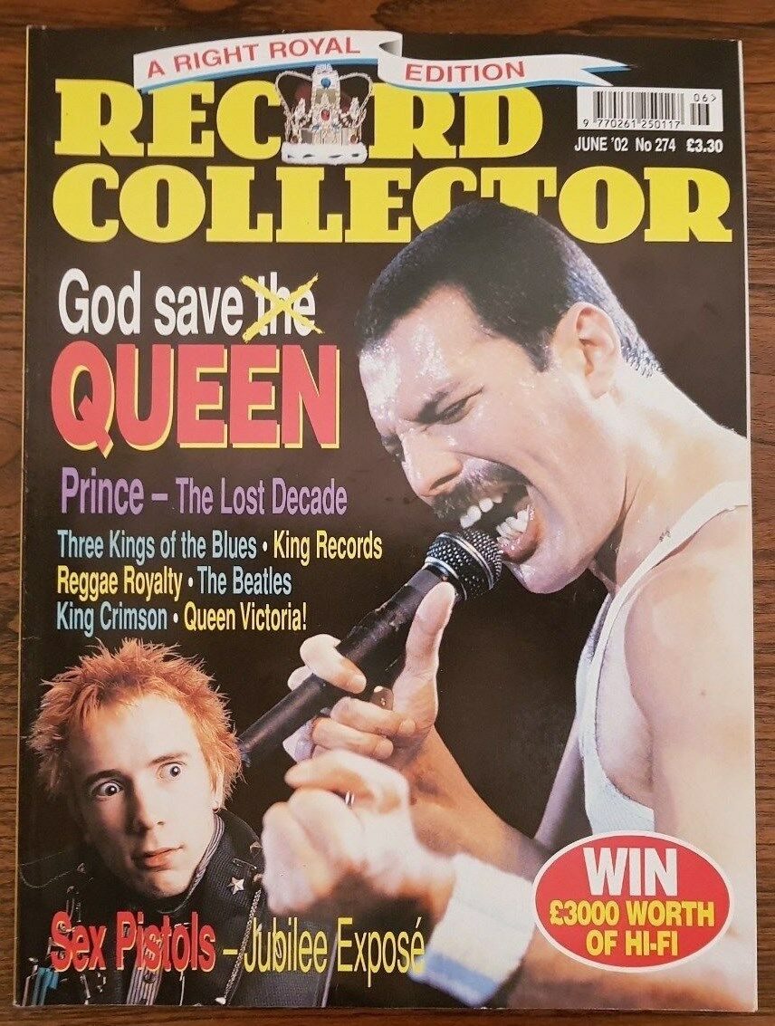 Record Collector Magazine June 2002 Freddie Mercury Queen Prince Yourcelebritymagazines