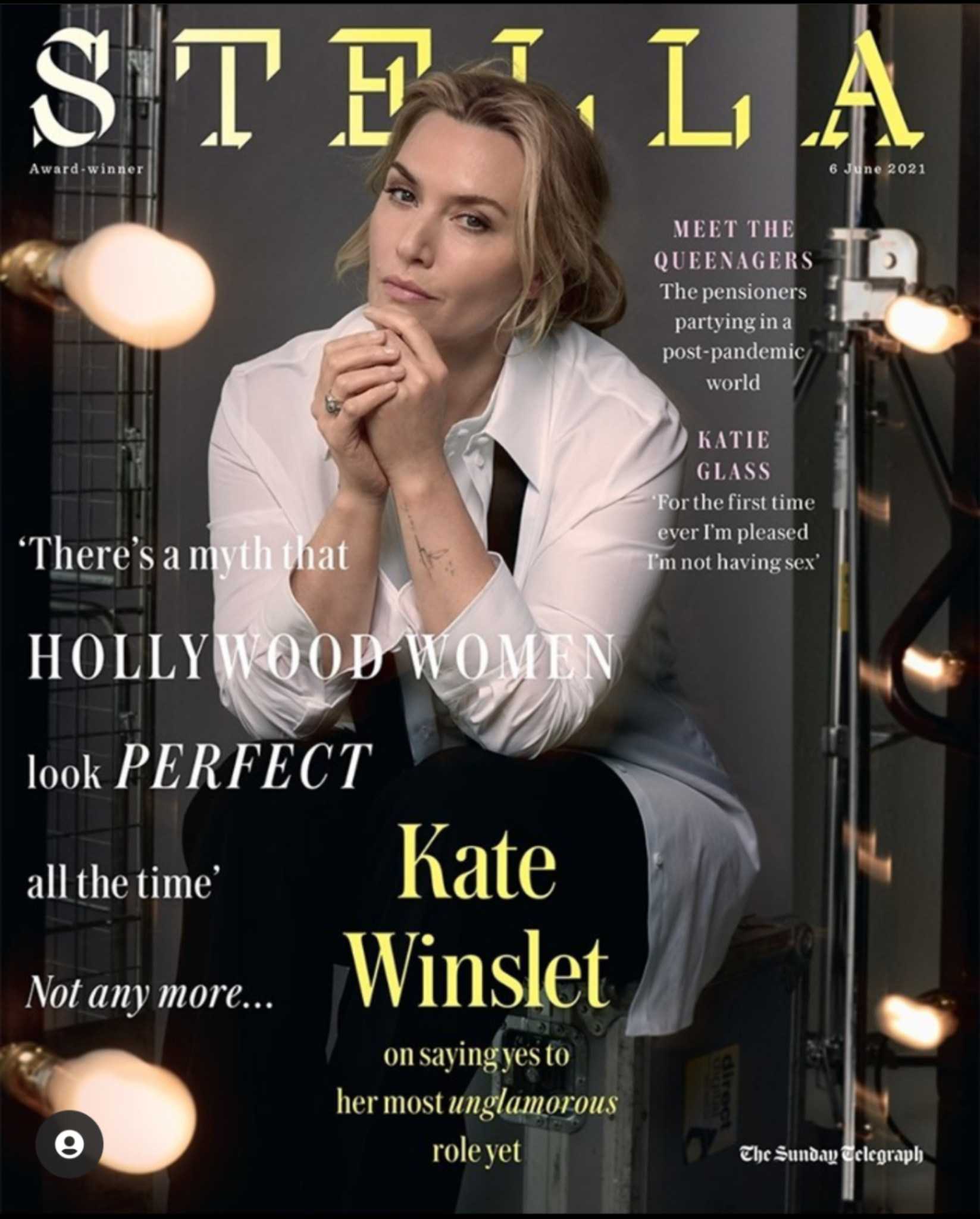 UK STELLA Magazine June 2021 KATE WINSLET COVER FEATURE -  YourCelebrityMagazines