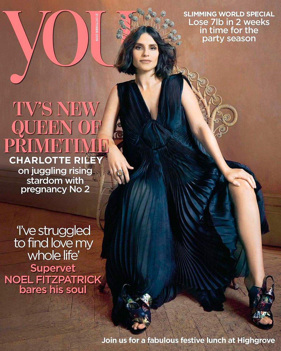 UK You Magazine October 2018: CHARLOTTE RILEY COVER STORY on Tom Hardy ...