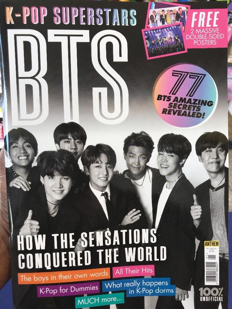 K Pop Superstars Bts 84 Page Glossy Uk Magazine Yourcelebritymagazines