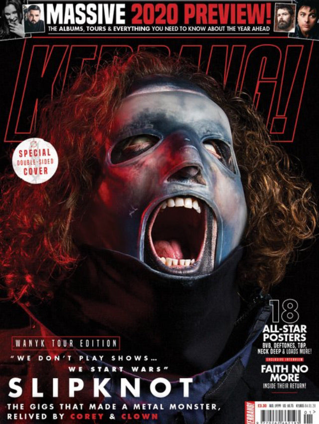 slipknot kerrang!2冊+ポスター2枚 特大ポスター アウトレットサイト