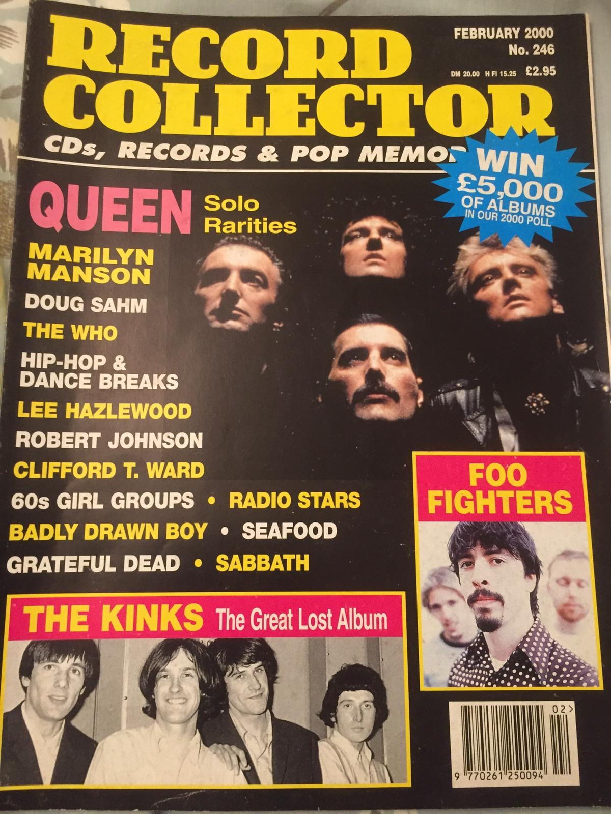 Record Collector Magazine February 2000 - Queen Freddie Mercury Solo R ...