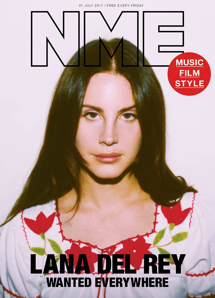 LANA DEL REY Photo Cover interview UK NME MAGAZINE JULY 21st 2017 -  YourCelebrityMagazines