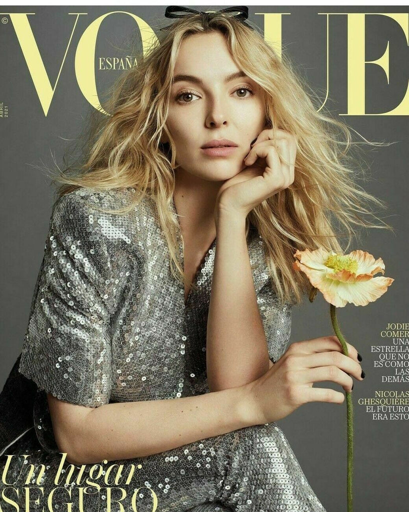 JODIE COMER KILLING EVE COVER VOGUE SPAIN Magazine April 2021 (USA/Can