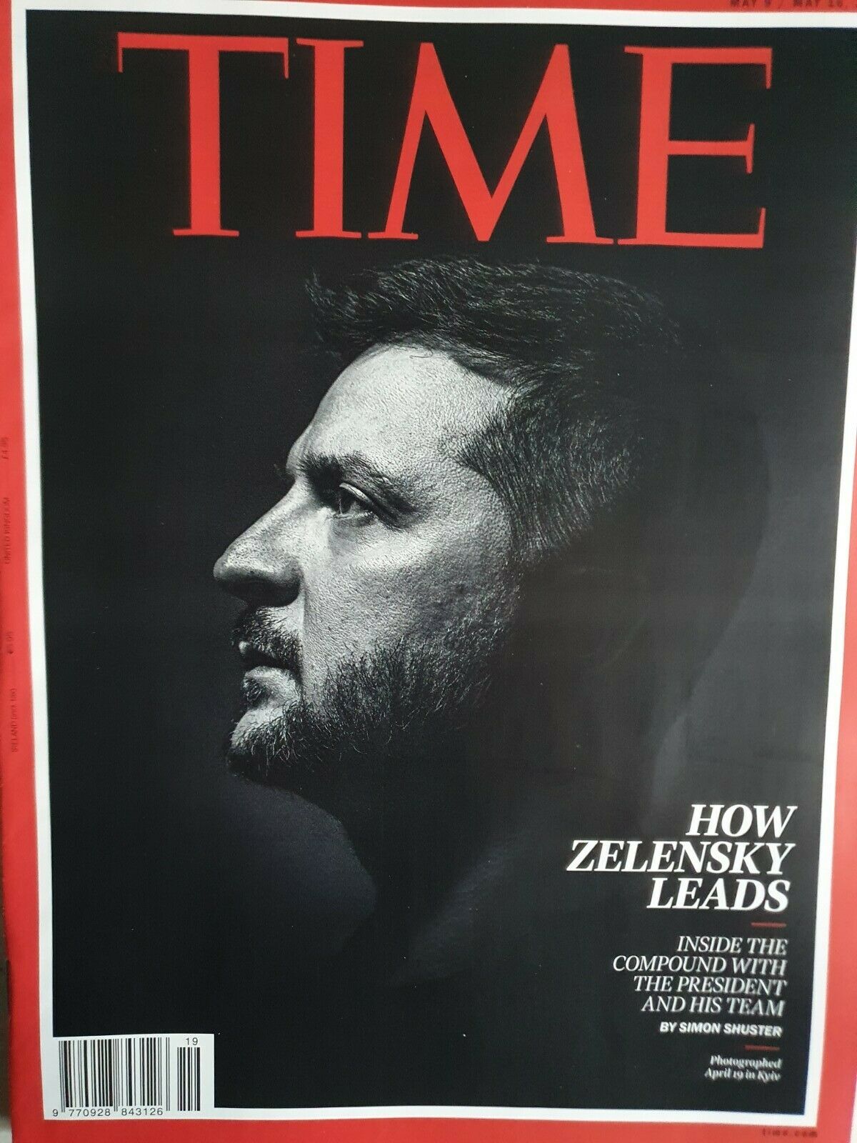 TIME MAGAZINE MAY 916 2022 HOW ZELENSKY LEADS UKRAINE