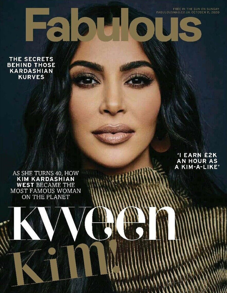 UK Fabulous Magazine October 2020: KIM KARDASHIAN COVER FEATURE ...