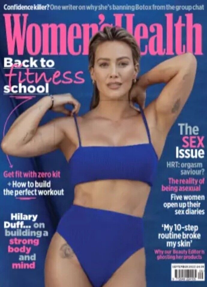 Womens Health Uk Magazine September 2022 Hilary Duff Yourcelebritymagazines 