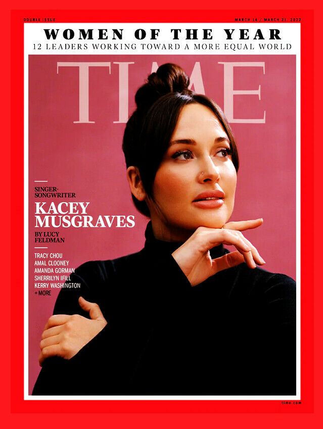 TIME MAGAZINE March 2022 WOMEN OF THE YEAR ISSUE KACEY MUSGRAVES NEW