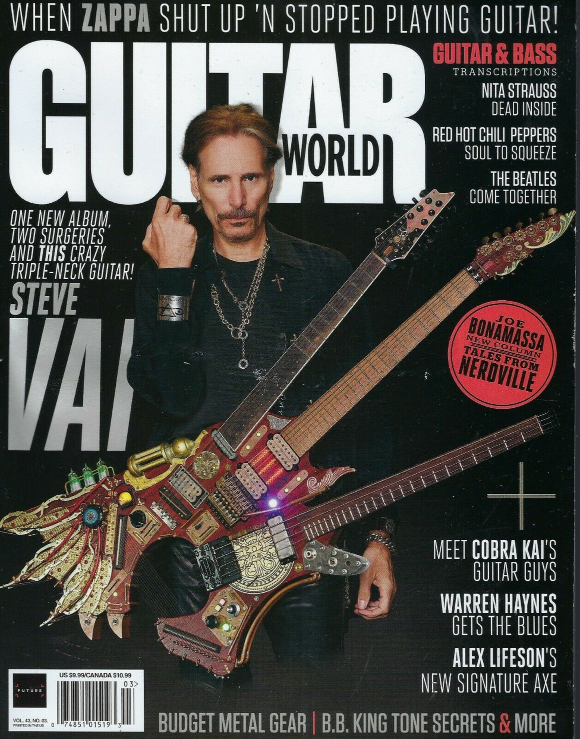 Guitar World Magazine 12 Steve Vai & Polyphia December 2022